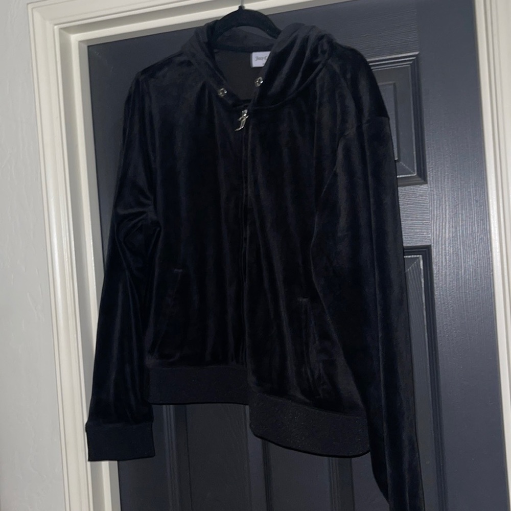 Juicy Couture OG Big Bling Velour Hoodie - Picture 3 of 4